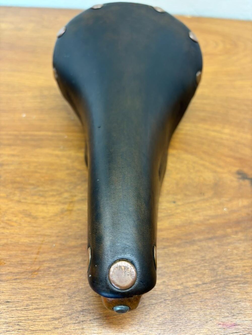 Vintage Brooks Professional Men's Bike Saddle B67 Black Leather Made in England